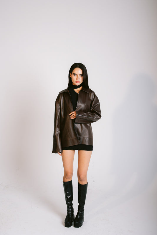 Brown Leather Jacket