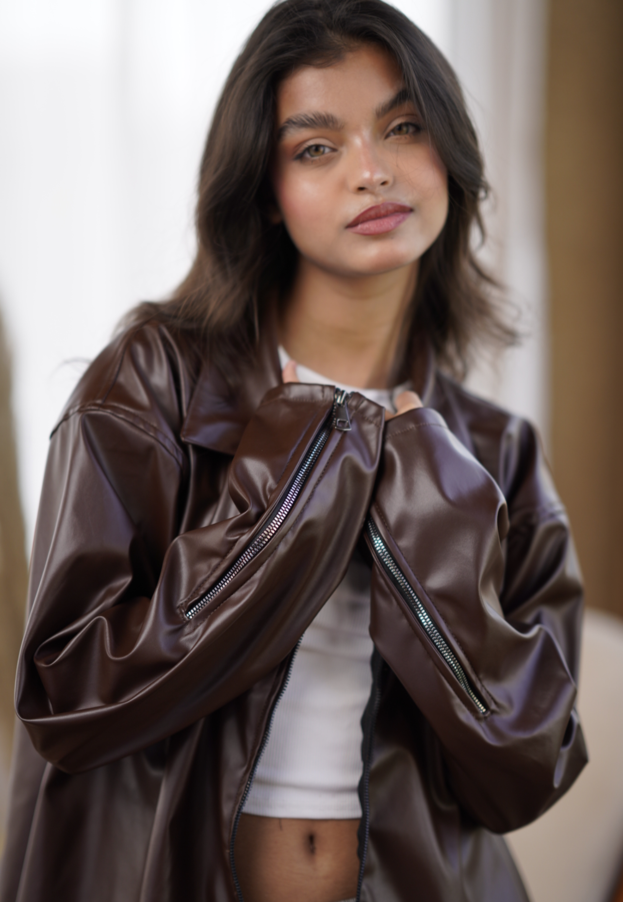 Brown Leather Jacket